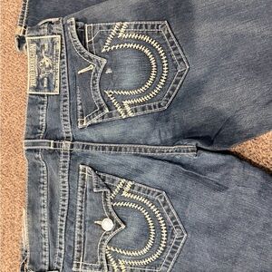 True Religion Men's Dark Blue Boot Cut Jeans